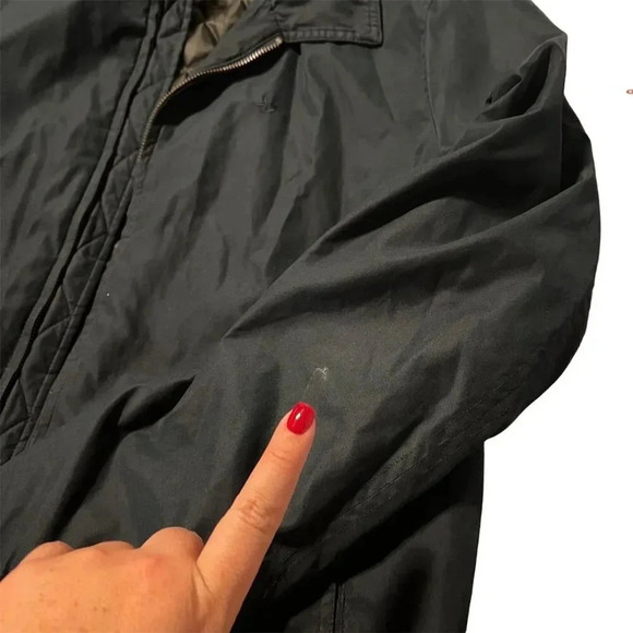 Dockers Men's Utility Jacket Navy Blue Size L Mid-Length Casual Zip-Up - Picture 4 of 15